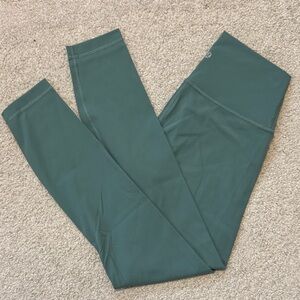 lululemon Wunder Under High-Rise Tights 25" Luxtreme Teal Sz4